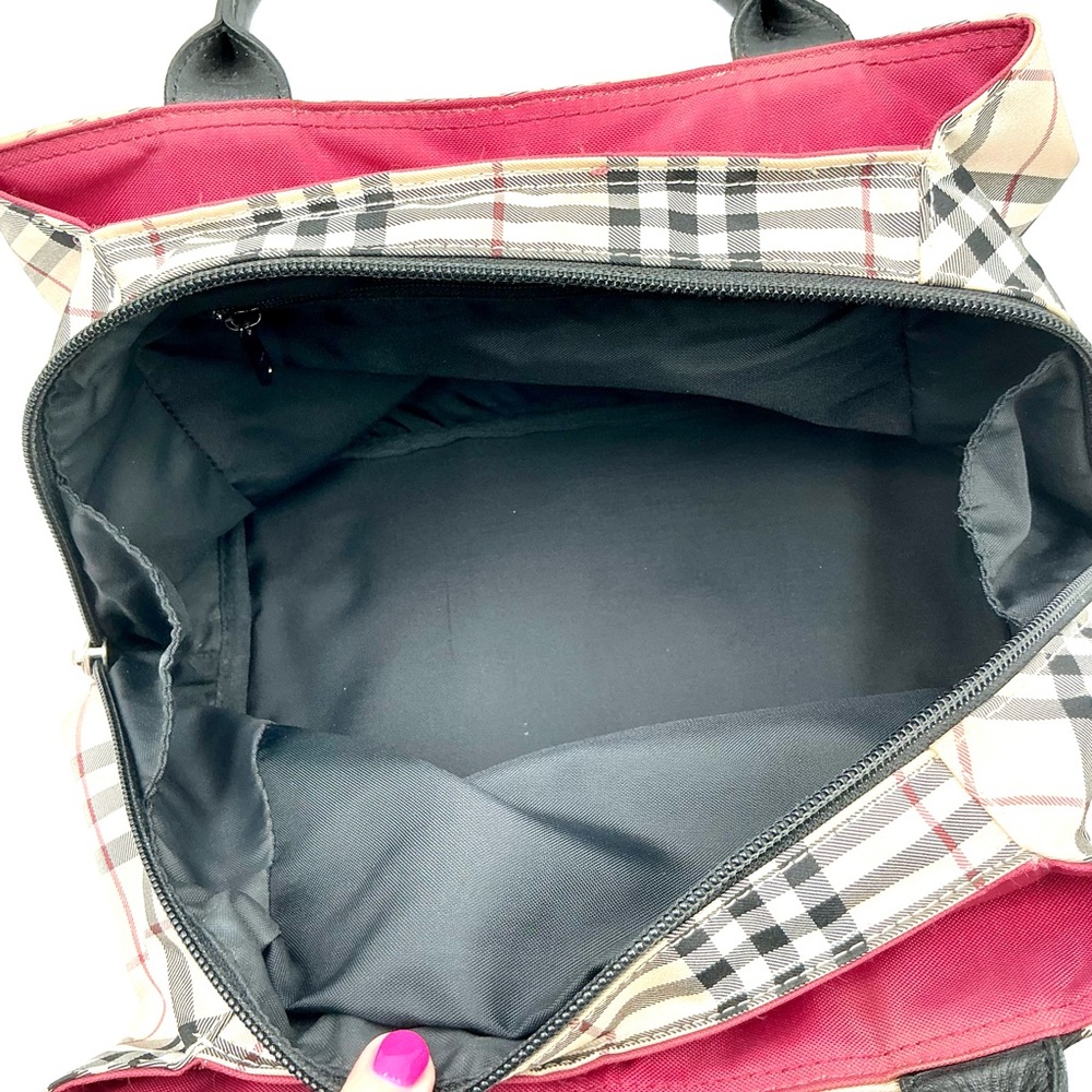 Burberry Nylon Nova Check Handbag #1079 - Picture 4 of 6